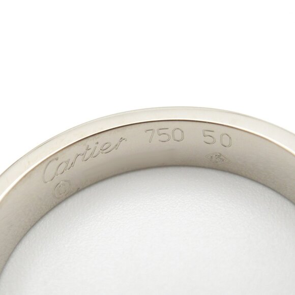 CARTIER 18k White Gold Love Ring - Picture 3 of 6